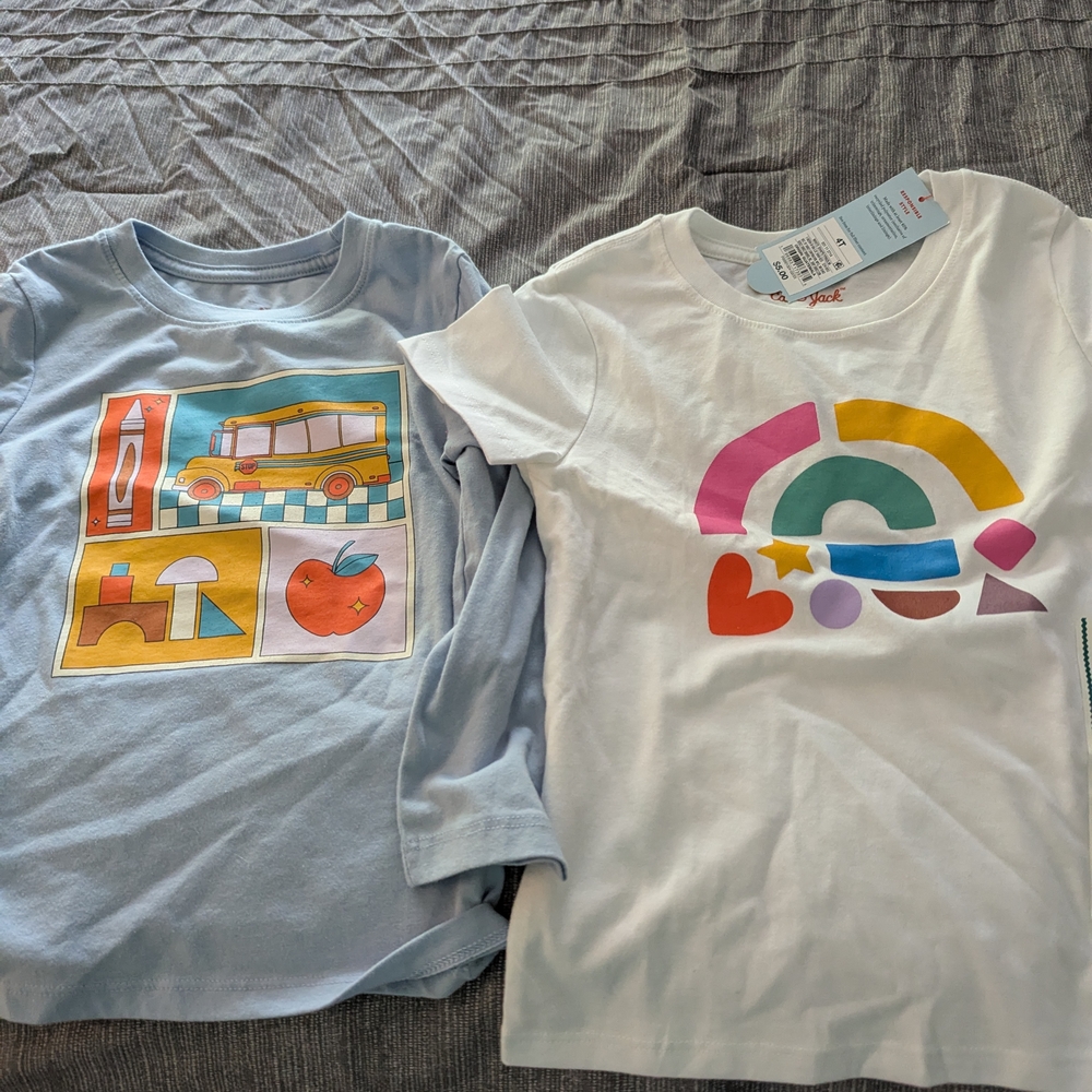 Two Cat & Jack Kids Tee Shirts